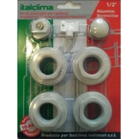Комплект футорок Italclima 1/2" та 3/4" для алюминиевых радиаторов