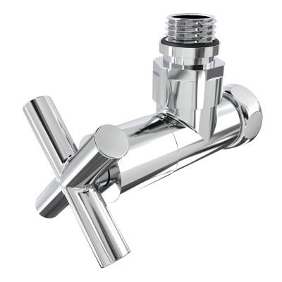 Кран кутовий хром. латунь ВН-НАР 1/2"-3/4" Еліт 2шт. (ZZ-4704) Laris 71401042