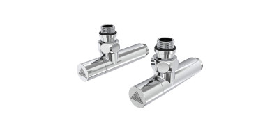 Кран кутовий хром. латунь НАР 1/2"-1/2" подовжений 2шт. (ZZ-5101) Laris 71401048