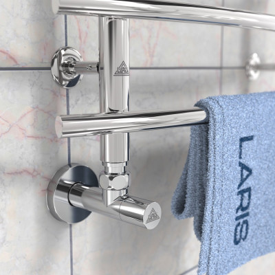Кран кутовий хром. латунь НАР 1/2"-1/2" подовжений 2шт. (ZZ-5101) Laris 71401048 Кран кутовий хром. латунь НАР 1/2"-1/2" подовжений 2шт. (ZZ-5101) Laris 71401048