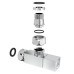 Кран угловой хром. латунь ВН-НАР 1/2"-3/4" Кватро Классик 2шт. (LX-851) Laris 71401060 Кран угловой хром. латунь ВН-НАР 1/2"-3/4" Кватро Классик 2шт. (LX-851) Laris 71401060