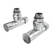 Кран кутовий хром. латунь ВН-НАР 1/2"-1/2" звичайний 2шт. (LX-4702) Laris 71401062