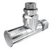 Кран кутовий хром. латунь ВН-НАР 1/2"-1/2" звичайний 2шт. (LX-4702) Laris 71401062