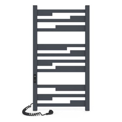 Рушникосушка електрична Laris Зебра Тетріс ЧК (ГМ) 10 500х1000 Е (підкл. лівий)