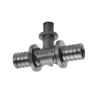 Натяжной фитинг тройник Rehau Rautitan PX 32x20x32 с уменьшенным боковым проходом 160065001 Натяжной фитинг тройник Rehau Rautitan PX 32x20x32 с уменьшенным боковым проходом 160065001