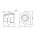 Фітинг різьбовий латунний ніпель редукційний НАР 3/8"x1/4" Thermo Alliance SF35996 Фітинг різьбовий латунний ніпель редукційний НАР 3/8"x1/4" Thermo Alliance SF35996