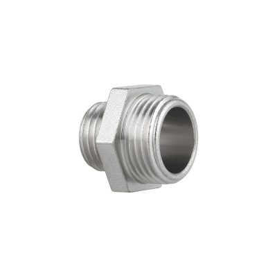 Фітинг різьбовий латунний ніпель редукційний НАР 3/8"x1/4" Thermo Alliance SF35996 Фітинг різьбовий латунний ніпель редукційний НАР 3/8"x1/4" Thermo Alliance SF35996