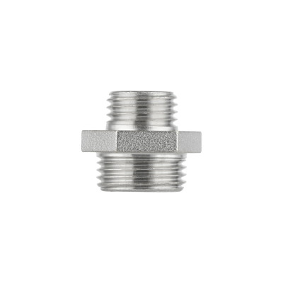 Фітинг різьбовий латунний ніпель редукційний НАР 3/8"x1/4" Thermo Alliance SF35996 Фітинг різьбовий латунний ніпель редукційний НАР 3/8"x1/4" Thermo Alliance SF35996