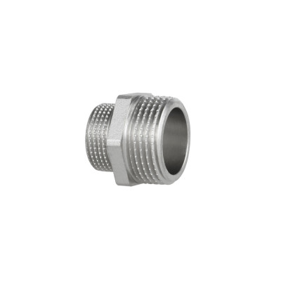 Фітинг різьбовий латунний ніпель редукційний НАР 3/4"x1" Thermo Alliance SF3592520 Фітинг різьбовий латунний ніпель редукційний НАР 3/4"x1" Thermo Alliance SF3592520