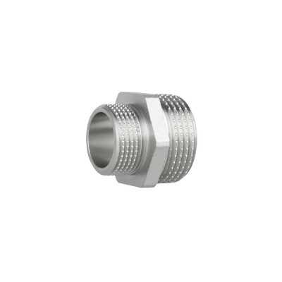 Фітинг різьбовий латунний ніпель редукційний НАР 3/4"x1" Thermo Alliance SF3592520