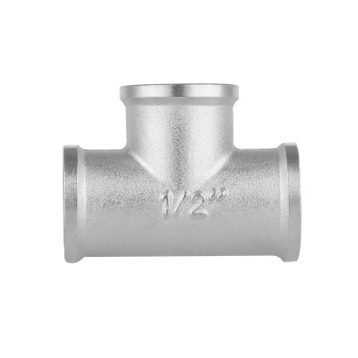 Фитинг резьбовой латунный тройник ВН 1/2" Thermo Alliance SF36115