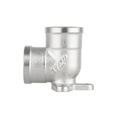 Фитинг резьбовой латунный угольник настенный ВН 1/2" Thermo Alliance SF37115 Фитинг резьбовой латунный угольник настенный ВН 1/2" Thermo Alliance SF37115
