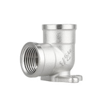 Фітинг різьбовий латунний косинець настінний ВН 1/2" Thermo Alliance SF37115