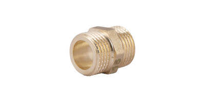 Фитинг резьбовой латунный ниппель НАР 1/2" Thermo Alliance SD4071515 Фитинг резьбовой латунный ниппель НАР 1/2" Thermo Alliance SD4071515