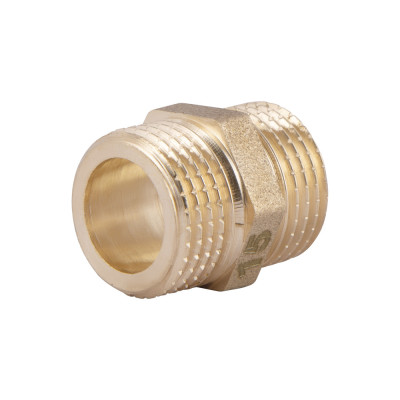 Фитинг резьбовой латунный ниппель НАР 1/2" Thermo Alliance SD4071515