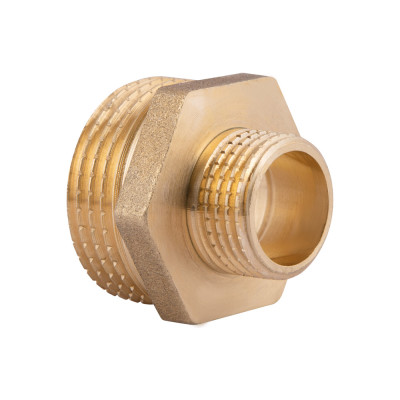 Фитинг резьбовой латунный ниппель НАР 1"x1/2" Thermo Alliance SD4082515 Фитинг резьбовой латунный ниппель НАР 1"x1/2" Thermo Alliance SD4082515