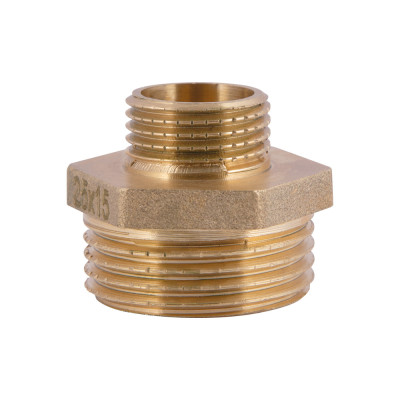 Фитинг резьбовой латунный ниппель НАР 1"x1/2" Thermo Alliance SD4082515 Фитинг резьбовой латунный ниппель НАР 1"x1/2" Thermo Alliance SD4082515