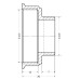 Фитинг резьбовой латунный переходник ВН-НАР 1/2"x1/4" Thermo Alliance SD409156