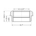 Фитинг резьбовой латунный футорка ВН-НАР 2"x1 1/2" Thermo Alliance SD4235040 Фитинг резьбовой латунный футорка ВН-НАР 2"x1 1/2" Thermo Alliance SD4235040