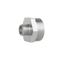 Фітинг різьбовий латунний ніпель редукційний НАР 1 1/4"x1/2" Thermo Alliance SF3593215