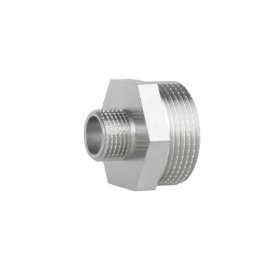 Фітинг різьбовий латунний ніпель редукційний НАР 1 1/4"x1/2" Thermo Alliance SF3593215