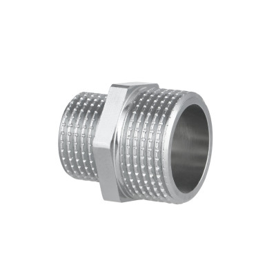 Фітинг різьбовий латунний ніпель редукційний НАР 1/2"x3/4" Thermo Alliance SF359H2015