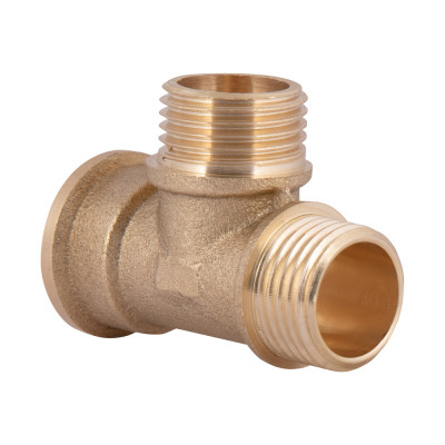 Фитинг резьбовой латунный тройник ВН-НАР 1/2" Thermo Alliance SD41415 Фитинг резьбовой латунный тройник ВН-НАР 1/2" Thermo Alliance SD41415