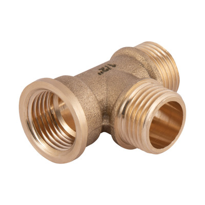 Фитинг резьбовой латунный тройник ВН-НАР 1/2" Thermo Alliance SD41415 Фитинг резьбовой латунный тройник ВН-НАР 1/2" Thermo Alliance SD41415