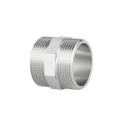 Фитинг резьбовой латунный ниппель НАР 1 1/2" Thermo Alliance SF35840