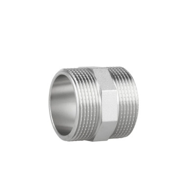 Фитинг резьбовой латунный ниппель НАР 1 1/2" Thermo Alliance SF35840