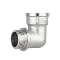 Фитинг резьбовой латунный угольник ВН-НАР 3/4" Thermo Alliance SF37220