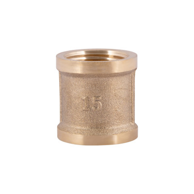 Фитинг резьбовой латунный муфта ВН 1/2" Thermo Alliance SD40415