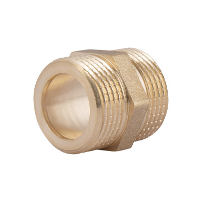 Фитинг резьбовой латунный ниппель НАР 3/4" Thermo Alliance SD4072020