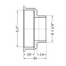 Фитинг резьбовой латунный переходник ВН-НАР 2"x1 1/4" Thermo Alliance SD4095032
