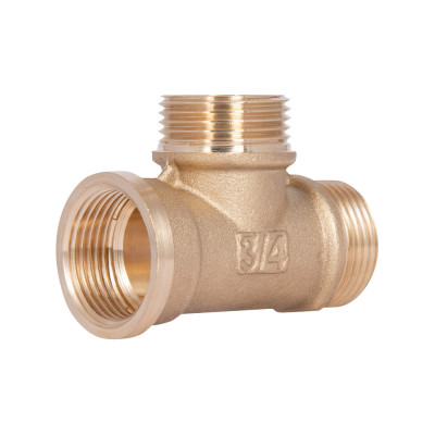 Фітинг різьбовий латунний трійник ВН-НАР 3/4" Thermo Alliance SD41420