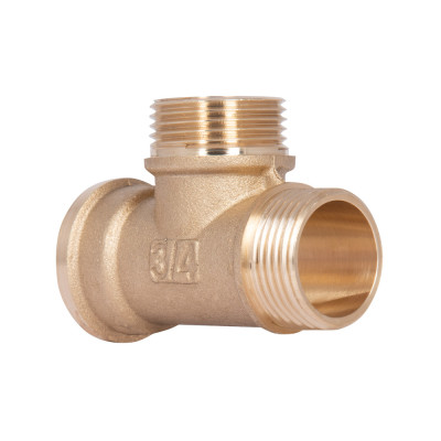 Фитинг резьбовой латунный тройник ВН-НАР 3/4" Thermo Alliance SD41420 Фитинг резьбовой латунный тройник ВН-НАР 3/4" Thermo Alliance SD41420