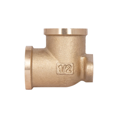 Фітинг різьбовий латунний косинець ВН 1/2" Thermo Alliance SD41815N