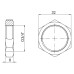Фитинг резьбовой латунный контргайка ВН 3/4" Thermo Alliance SF35020 Фитинг резьбовой латунный контргайка ВН 3/4" Thermo Alliance SF35020