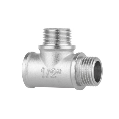 Фітинг різьбовий латунний трійник ВН-НАР 1/2" Thermo Alliance SF36515