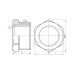 Фитинг резьбовой латунный футорка ВН-НАР 3/4"x1/2" Thermo Alliance SF374H2015