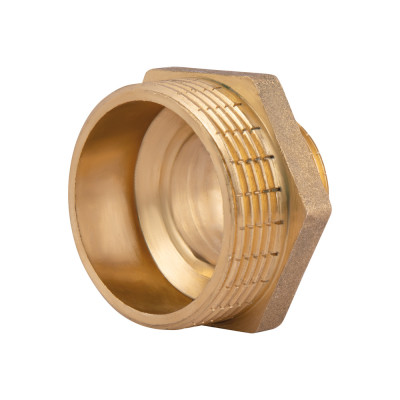 Фитинг резьбовой латунный ниппель НАР 1 1/2"x1" Thermo Alliance SD4084025