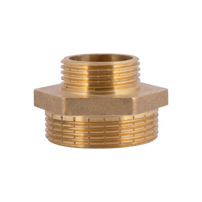 Фитинг резьбовой латунный ниппель НАР 1 1/2"x1" Thermo Alliance SD4084025