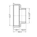 Фитинг резьбовой латунный переходник ВН-НАР 2"x1 1/2" Thermo Alliance SD4095040