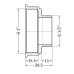 Фитинг резьбовой латунный переходник ВН-НАР 1"x1/2" Thermo Alliance SD4092515 Фитинг резьбовой латунный переходник ВН-НАР 1"x1/2" Thermo Alliance SD4092515