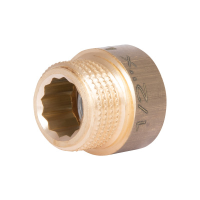 Фитинг резьбовой латунный удлинитель латунный ВН-НАР 1/2"x10 мм Thermo Alliance SD4221510