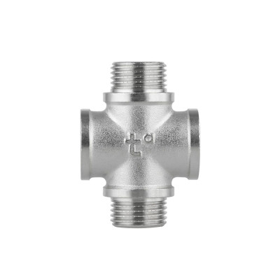 Фитинг резьбовой латунный крестовина ВН-НАР 1/2" Thermo Alliance SF35515