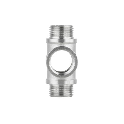 Фитинг резьбовой латунный крестовина ВН-НАР 1/2" Thermo Alliance SF35515