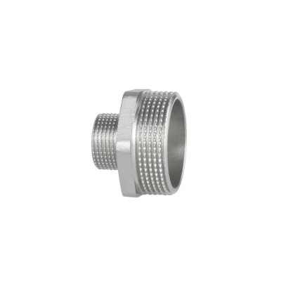 Фитинг резьбовой латунный ниппель редукционный НАР 1 1/2"x3/4" Thermo Alliance SF3594020