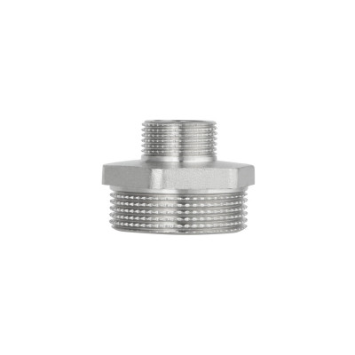 Фитинг резьбовой латунный ниппель редукционный НАР 1 1/2"x3/4" Thermo Alliance SF3594020