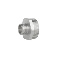 Фитинг резьбовой латунный ниппель редукционный НАР 1 1/2"x3/4" Thermo Alliance SF3594020